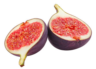 fig isolated on white background, full depth of field