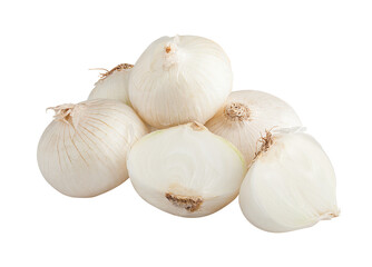 onion, isolated on white background, full depth of field
