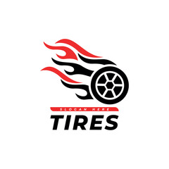 tires shop logo design template © chusni
