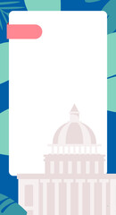 House building vector concept operation hand drawn illustration
