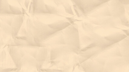 Craft crumpled paper, cardboard background. Brown kraft sheet texture, torn antique page, wallpaper or parchment abstract design. Vector image