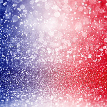 July 4th Memorial Day red white and blue background pattern, veteran banner or kids flag