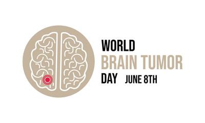 vector graphic of world brain tumor day good for world brain tumor day celebration. - obrazy, fototapety, plakaty