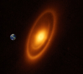 planet earth in space
red hot nebular