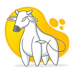 Obraz premium BOI AMARELO