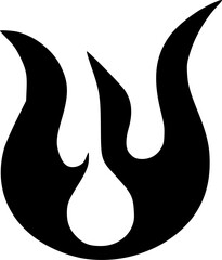 black fire icon