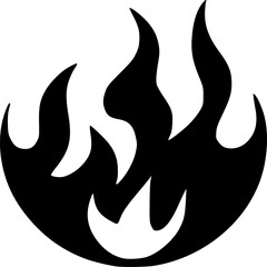 black fire icon