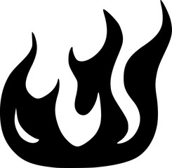 black fire icon