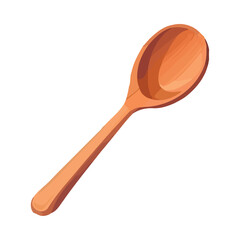 Wooden spoon and spatula on clean table