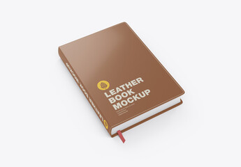 Leather Book Mockup