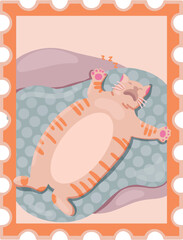 baby card with teddy bear