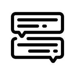 Editable online forum, discussion vector icon. Online learning, course, tutorial. Part of a big icon set family. Perfect for web and app interfaces, presentations, infographics, etc