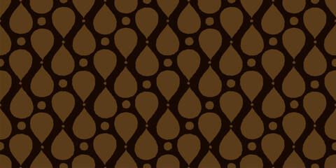 Retro water drops background. Seamless pattern. Vector. レトロな水滴パターン