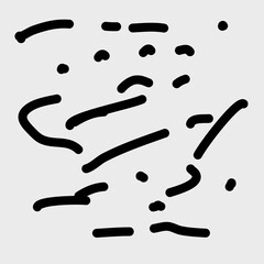 Vector, illustration,  hand drawn lines,  art lines, scribble design elements. of art brushes , pen and pencil.