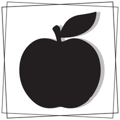 Apple Silhouette, Apple Vector Silhouette, Apple cartoon Silhouette, Apple illustration, Apple icon Silhouette, Apple Silhouette illustration, Apple vector																									