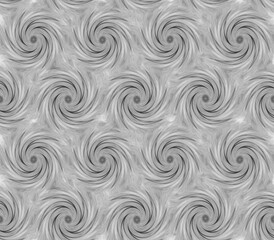 Light Grayscale seamless pattern with spirals, Whirls, Neutral Grays, Light Grays, Repeating Pattern Tile