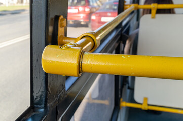 Handrail in public transport