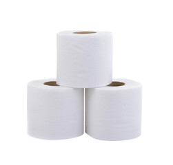 set of toilet paper on transparent png - 601455938