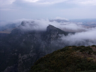 clouds over mountain in santa catarina , brazil