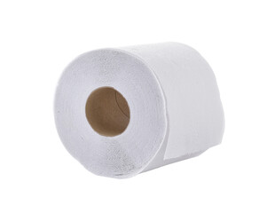 set of toilet paper on transparent png