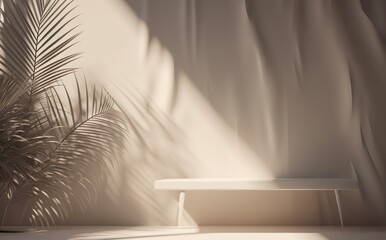 Shadowed Elegance: AI-Generated Gray Background for Photo Studios