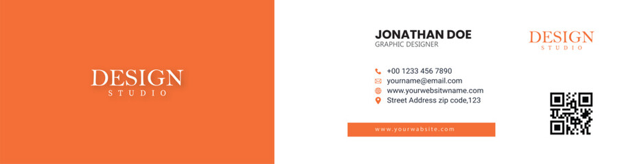 Modern business card design