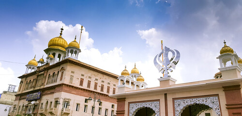 Worship place for Sikh religion Sis Ganj Gurudwara 