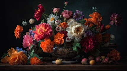 Vintage spring bouquet