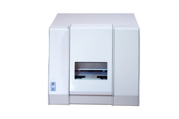 Equipment for testing samples in the environmental laboratory, isolated on a white background....