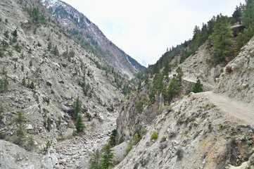 Narrow Hiking Trails to Fairy Meadows and Nanga Parbat Base Camp in Pakistan