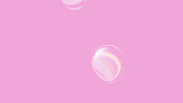 pink bubbles