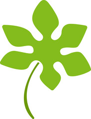 green leaf illustration