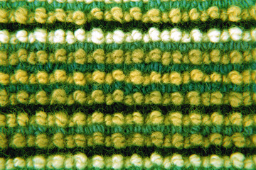 Close up of the green  carpet detail