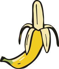 Ripe Banana Illustration