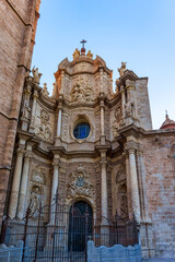Fototapeta na wymiar Santa Maria de Valencia Cathedral in Valencia, Spain