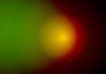 Fondo abstracto en degradado verde, amarillo, rojo y negro