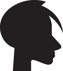 silhouette human head illustration