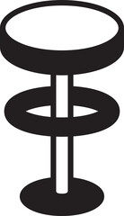 bar stool icon illustration