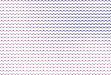 Background with colored dots in the style of comics. Halftone effect. Vector illustration