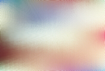 Background with colored dots in the style of comics. Halftone effect. Vector illustration