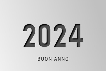 felice anno nuovo - buon anno 2024	