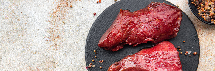 beef raw meat fresh veal meal food snack on the table copy space food background rustic top view 