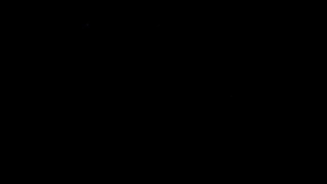 Digital Squares HUD fade in and out Background, cyclic animation glow blue  pixels change.