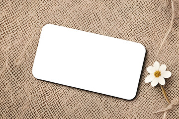 Business card mockup image. Generative AI