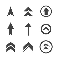 Arrow pictogram collection. Set of arrows.