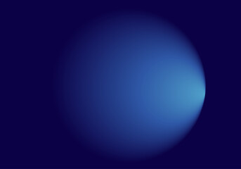 Fondo de degradado azul y negro radial con luz a la derecha. Luz al final del túnel	