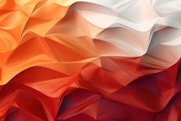 abstract polygonal background, in orange and red, geometrically textured