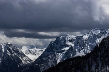 moddy mountain in the swiss alps