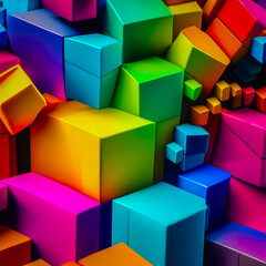 Obraz premium Bright and fantastic colorful background, textured background wallpaper.