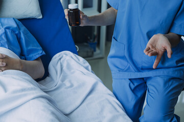 Doctor woman consulting patient sitting at doctor office. prevention of men diseases, healthcare, medical service, consultation, concept.